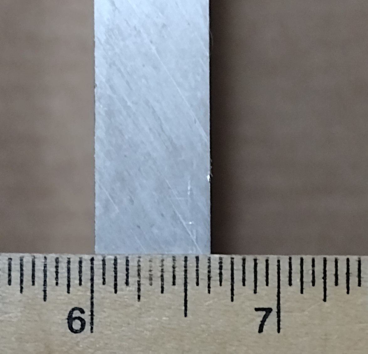 Alpase K100-S, 5/8″ x 9.5″ x 26.5″ ALUMINUM 6061 T6 Plate Micro-Sheen Finish New