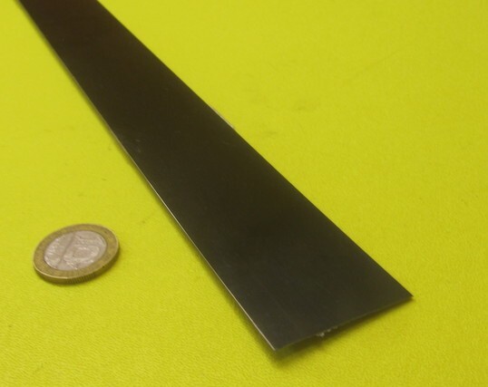 1095 Hard Blue Tempered Spring Steel Shim .050″ Thick x 1.50″ Width x 300″ Long