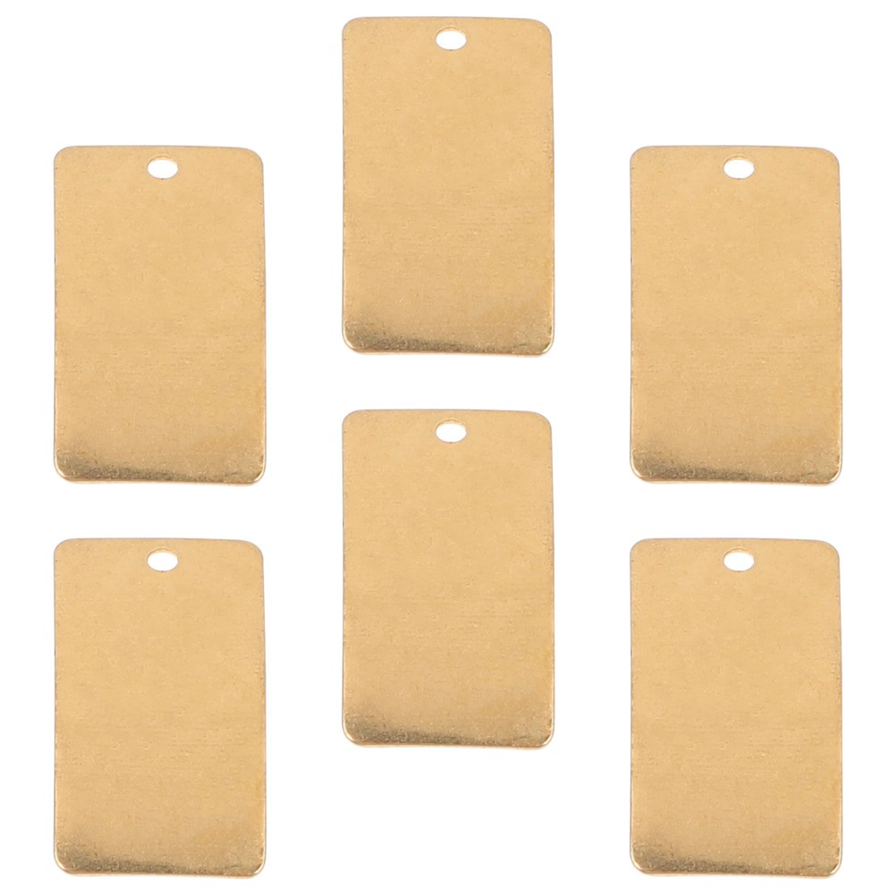 25Pcs Brass Plates for Crafting DIY Jewelry Durable Reusable Metal Sheets