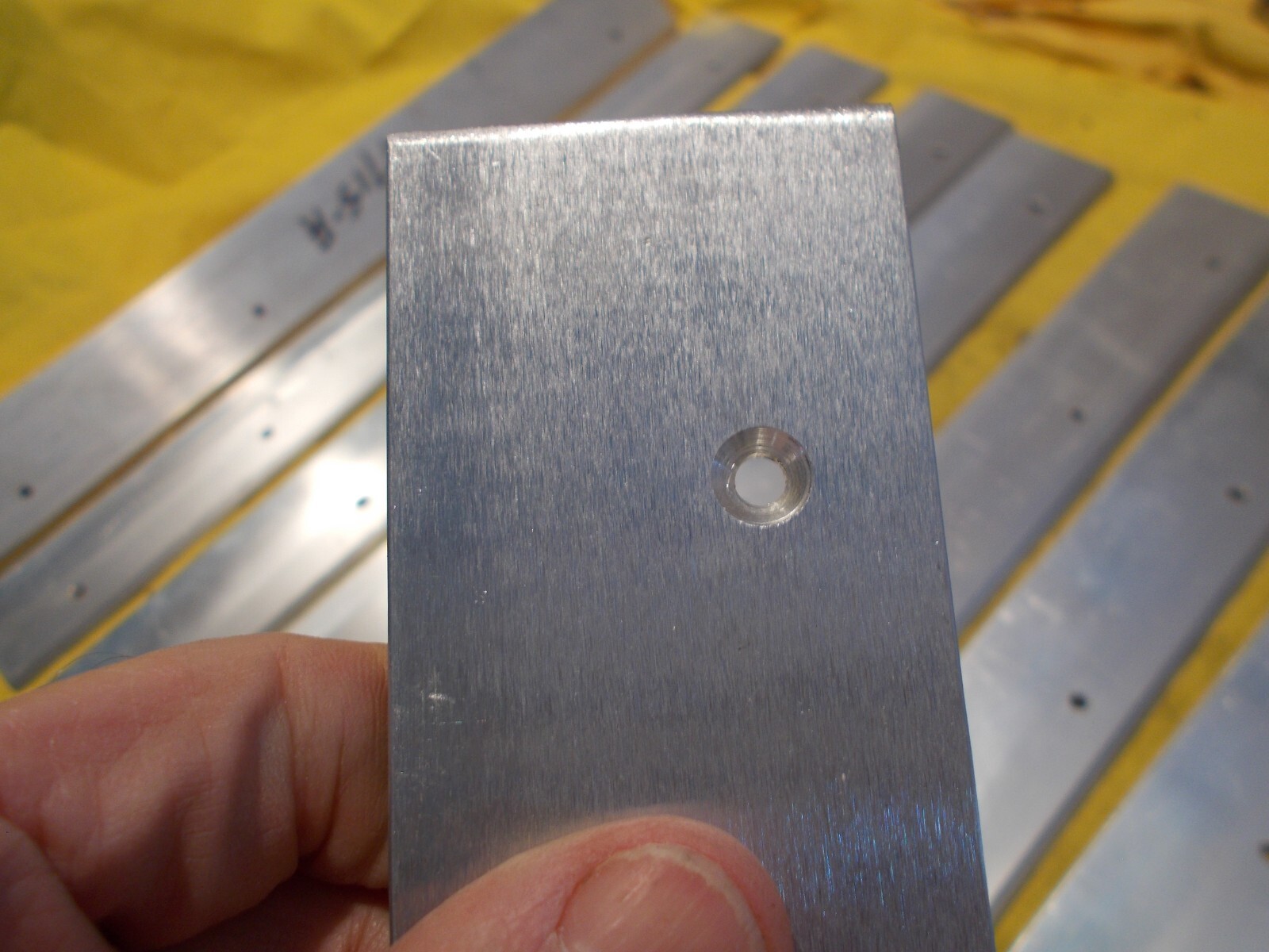 9 pc LOT of 6061 ALUMINUM FLAT BAR STOCK machine shop 3/16″ x 2″ x VARIOUS