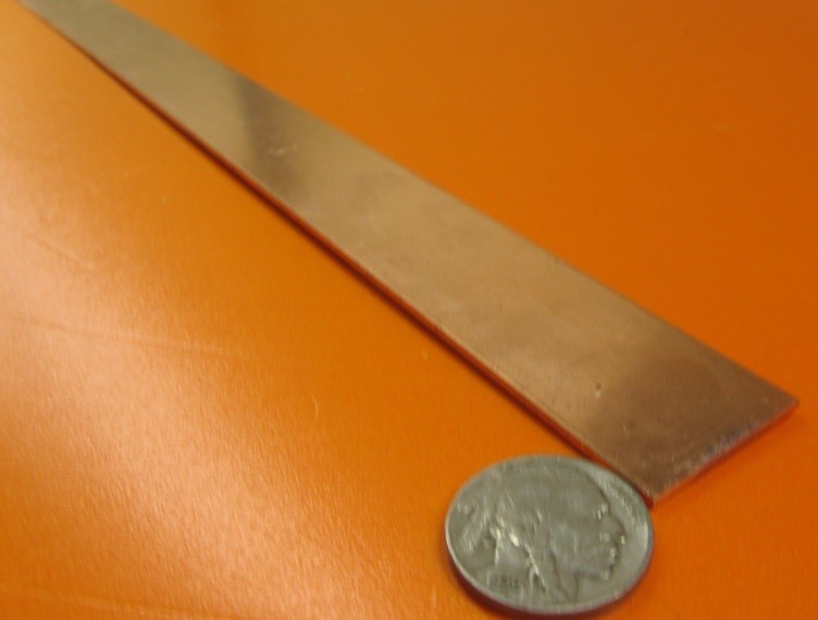 110 Copper Bar H02, 1/16″ Thick x 1.0″ Wide x 72 Inch Length