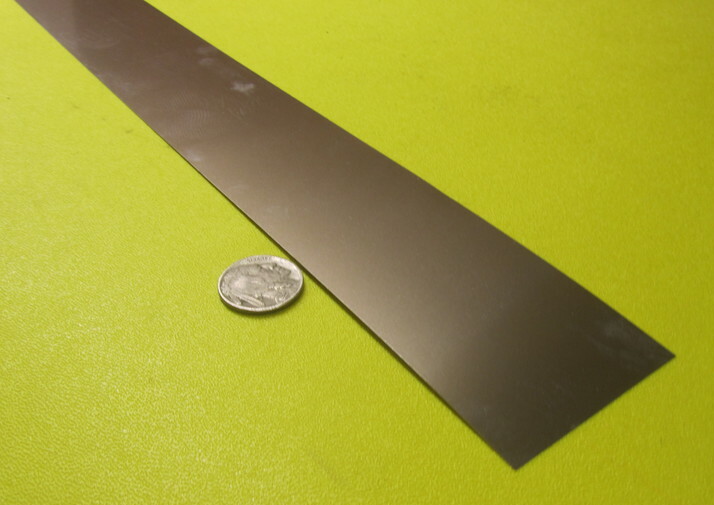 301 Stainless Steel Sheet Shim, .008″ (+/-.0004″) x 2.0″ x 50 Foot Length