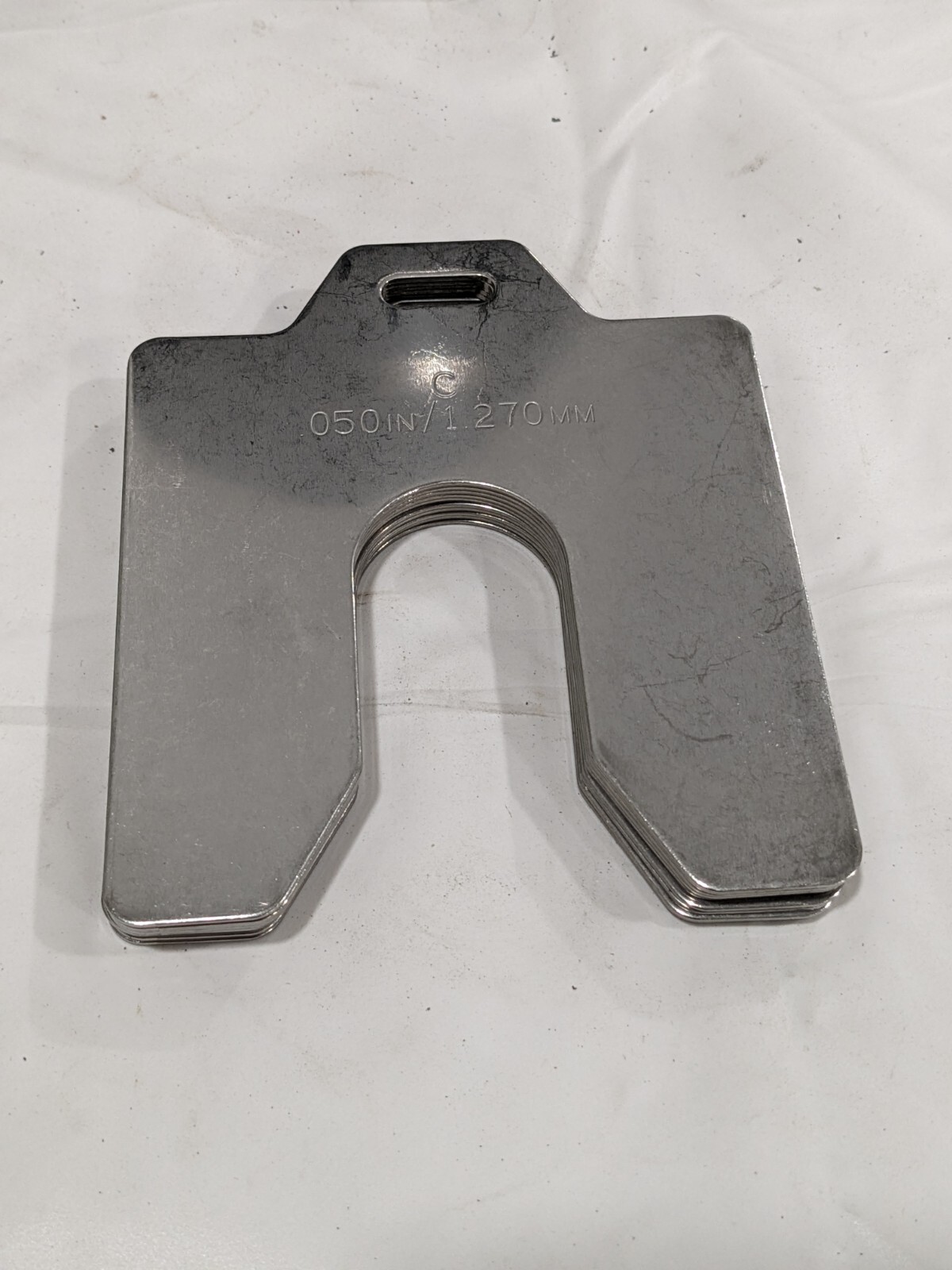 Maudlin Products Slotted Shim C-4 X 4″ X 0.050″, Qty 10 MSC050-10