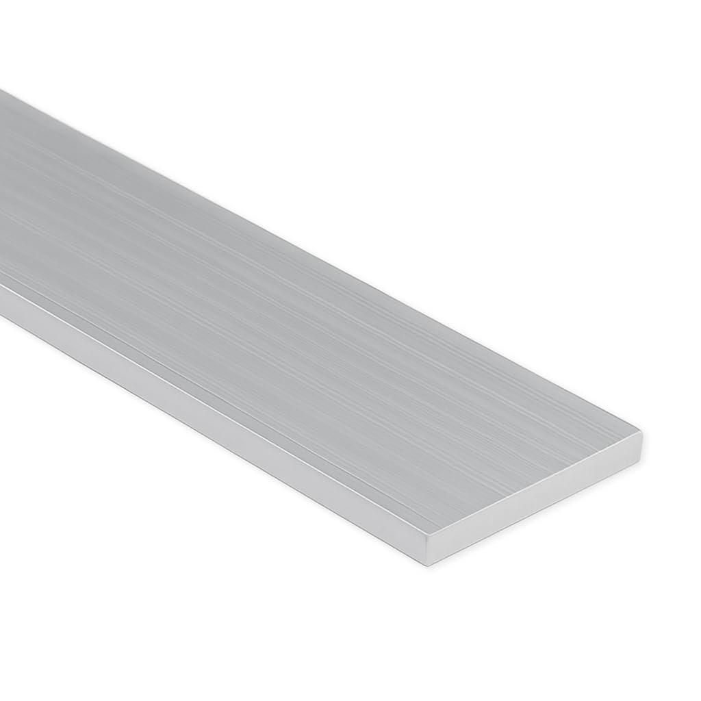 4 FT – 1″ x 1/4″ Aluminum Flat Bar 6063 Alloy T-6 Temper