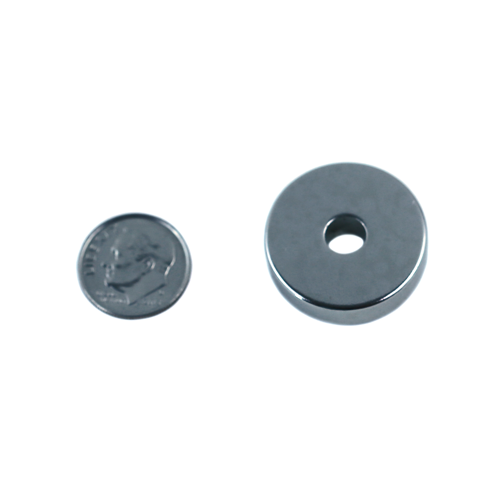 (2) 1OD x 1/4ID x 1/4 Rare Earth Neodymium Ring Magnet Grade N42