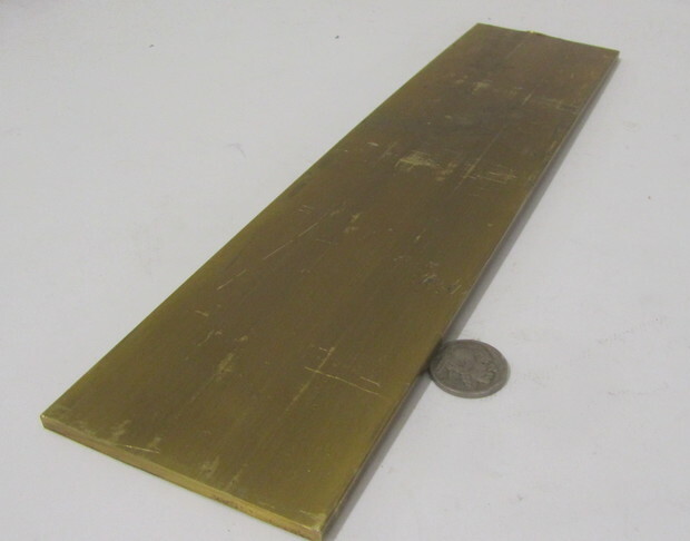 360 Brass Flat Bar 3/16″ Thick x 3.0″ Wide x 12.0″ Length