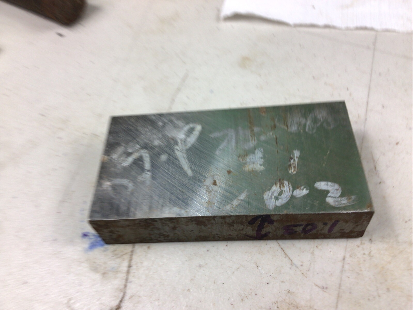 D2 Tool Steel Flat Stock, 1.03” X 2.55” X 4.98” Long
