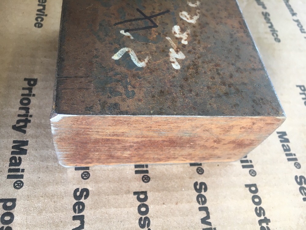 2 X 4 THICK BLOCK Steel Bar Target Plate Blacksmith Bench Hammer Plate 4″ Long