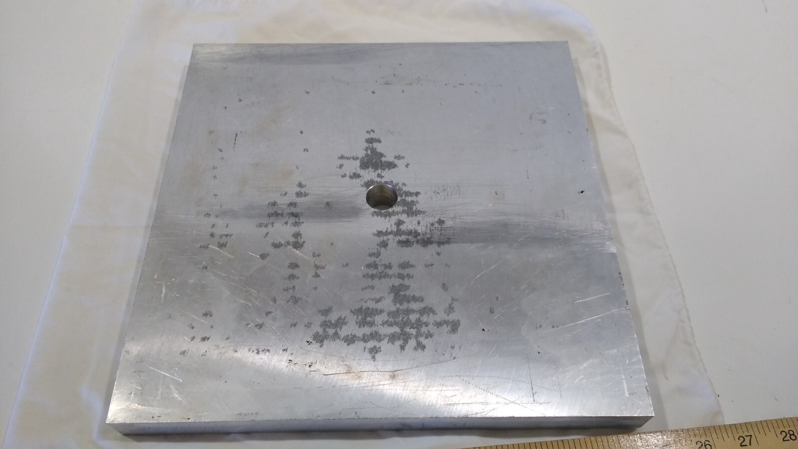 1″ Thick Aluminum Industrial Tooling Plate 12″ x 12″ in size, 6061 7075