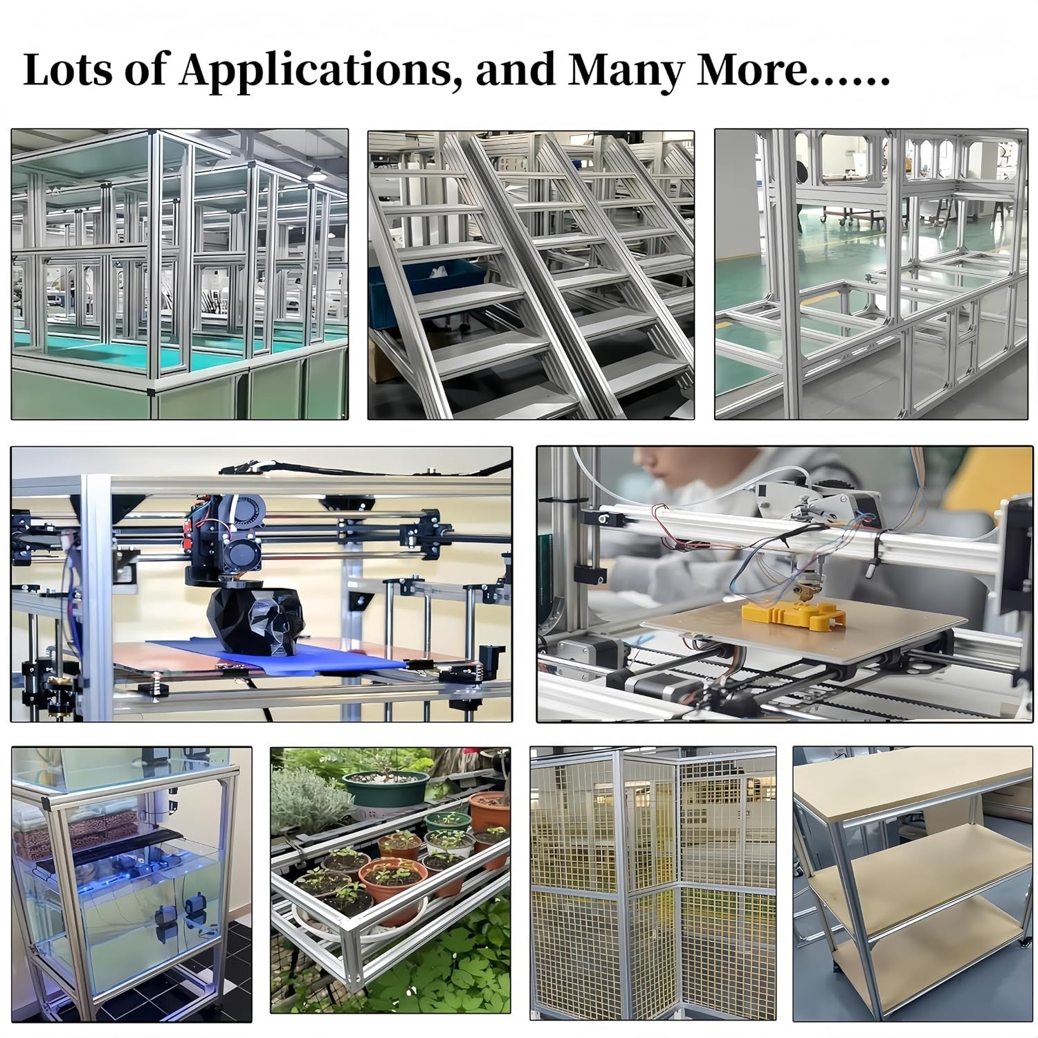 39.37in Anodized 4080 T Slot Aluminum Extrusions – Perfect for Custom Projects