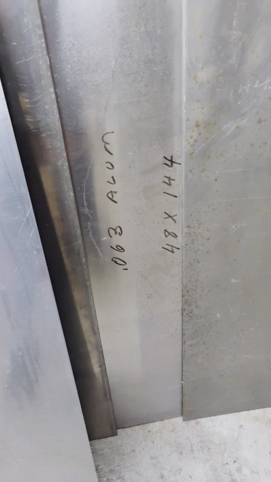 ALUMINUM SHEET METAL 1/4 and 1/8 in. .090 .063 .064 $65.00 to 75.00 each piece
