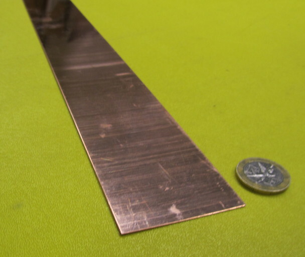 110 Copper Foil Soft Temper .016″ Thick x 2.0″ Wide x 100 Foot Length