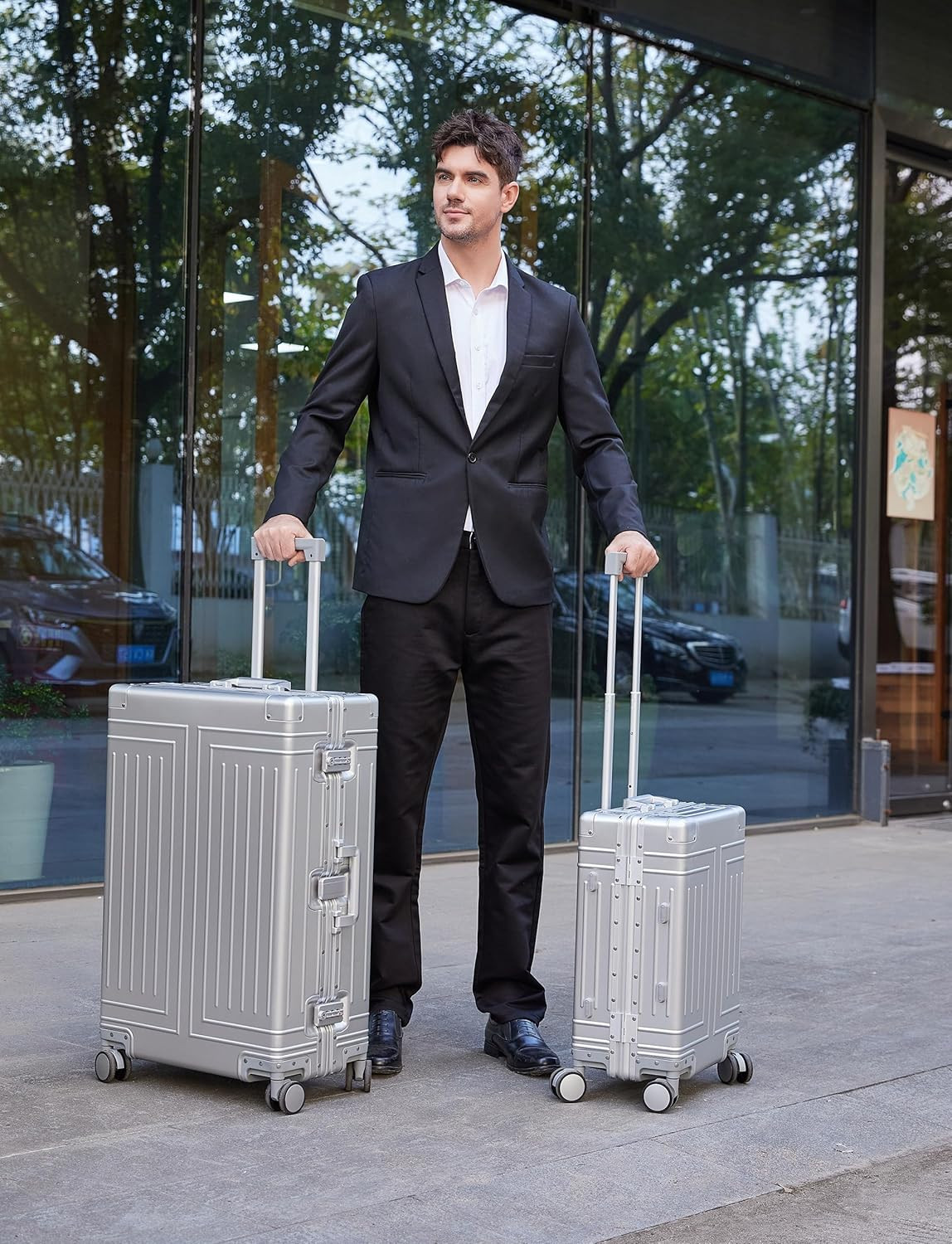 All Aluminum Magnesium Luggage 28Inch，Cut from Whole Aluminum Sheet（3Rd Generati