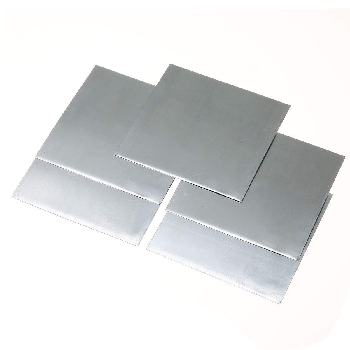 LTKJ 5Pcs High Purity 99.9% Pure Zinc Zn Sheet Plate Metal Foil 100mm x 100mm…