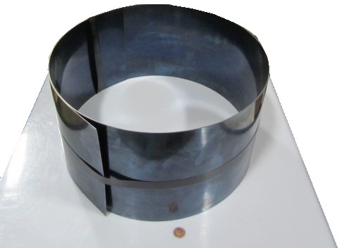 Blue Tempered Spring Steel Shim 0.032″ Thick x 8.0″ Width x 120″ Length