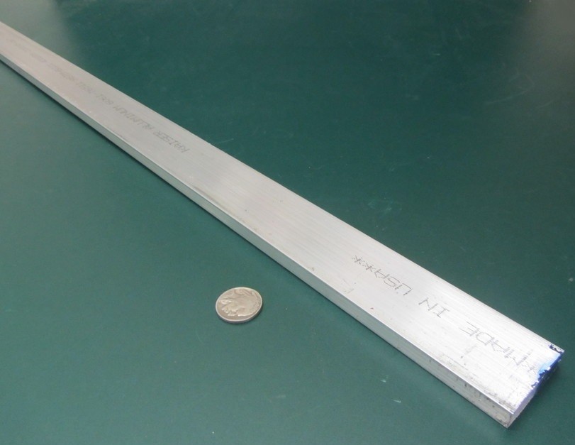 6061 T651 Aluminum Bar, 3/8″ (.375″) Thick x 1 1/2″ Wide x 24″ Length