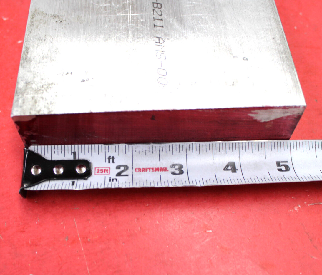 1-1/2″ X 5″ ALUMINUM 2024 T351 Extruded BAR 15″ long Solid Stock PC