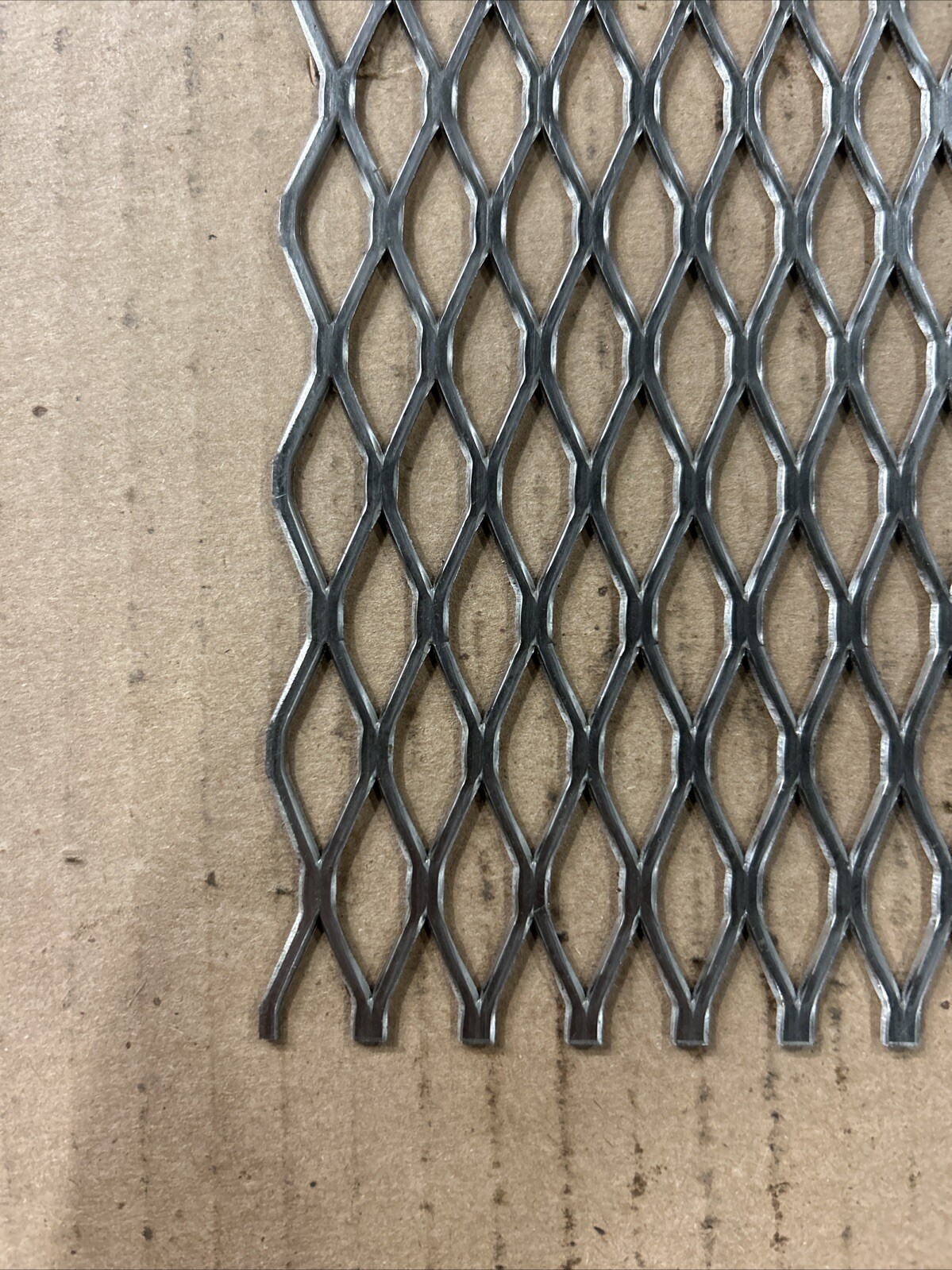 16 Gauge – 1/2 Expanded T-304 Stainless Steel Sheet Metal – 9-1/2” X 11” – New