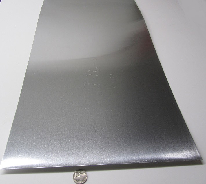1100 Aluminum Sheet (1/2 Hard- H14) .032″ (1/32″) Thick x 12.0″ Wide x 24.0″