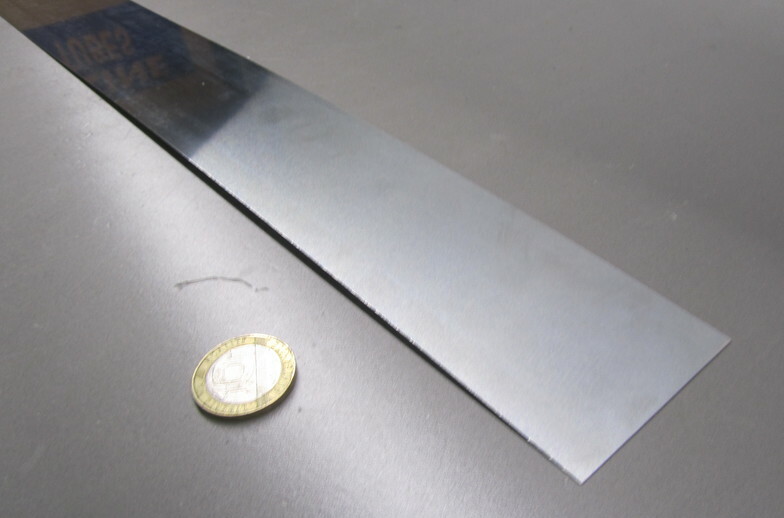 301 Stainless Steel Sheet Shim, .031″ (+/-.0015″) x 2.0″ Width x 5 Foot Length