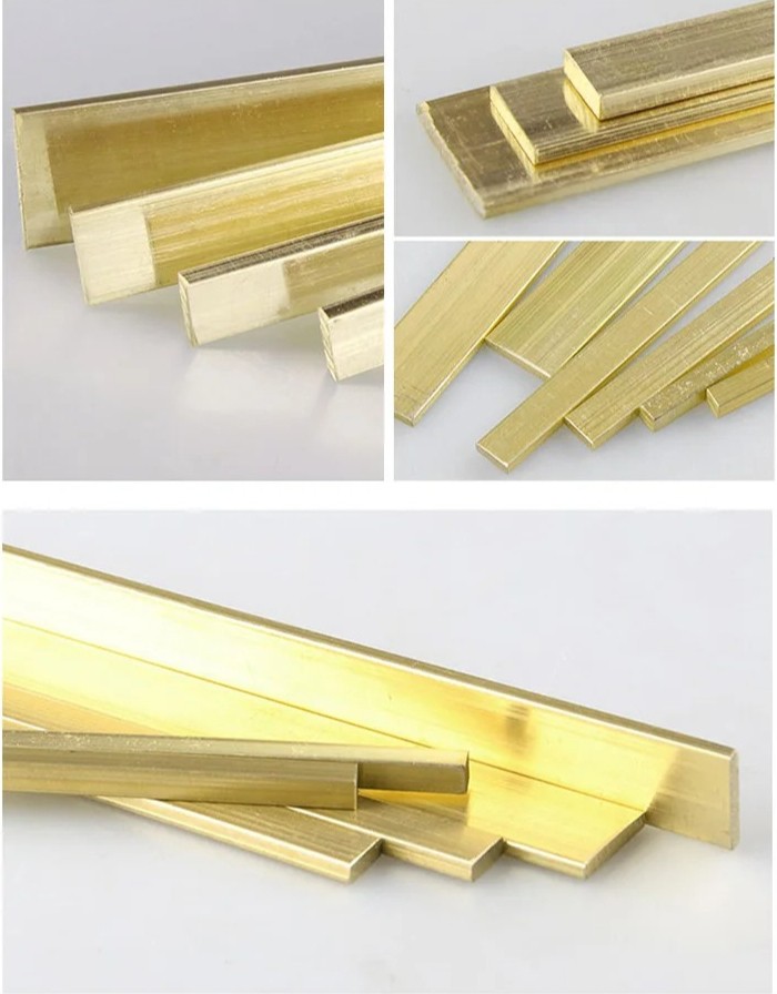 Brass Flat Bar Strip CZ109 10mm 20mm 30mm 40mm 50mm Various Sizes and Length
