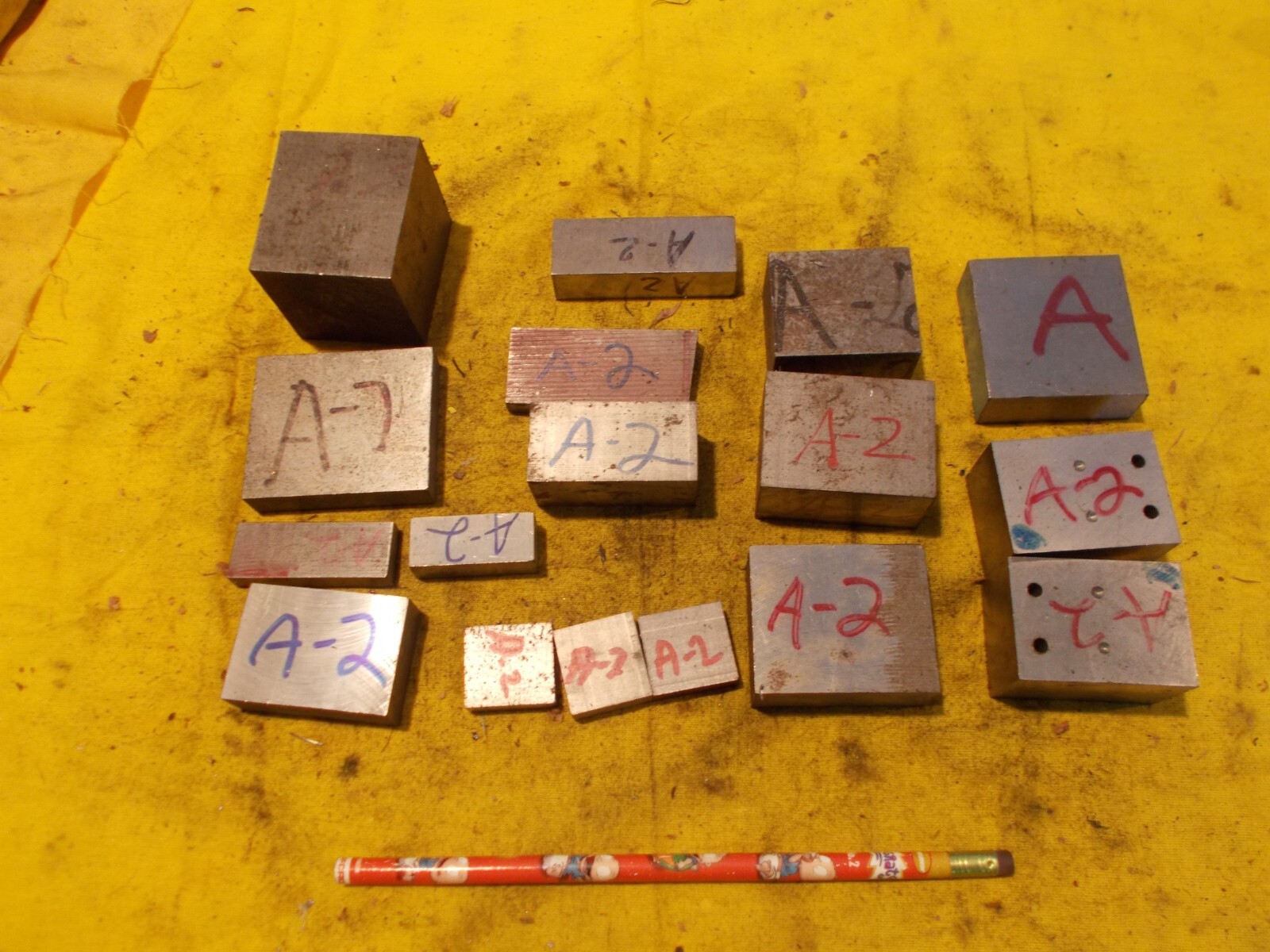 10 lb LOT A-2 TOOL STEEL BAR machine shop die flat bar A2 stock VARIOUS SIZES