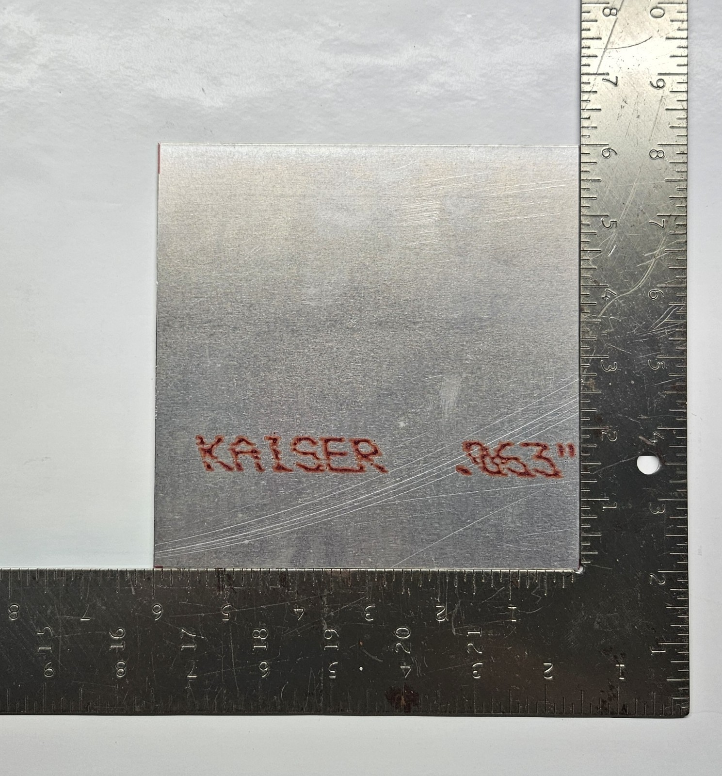 7075-T6 Aluminum Sheet Plate 6″ x 6″ x .063″ Aircraft Grade USA