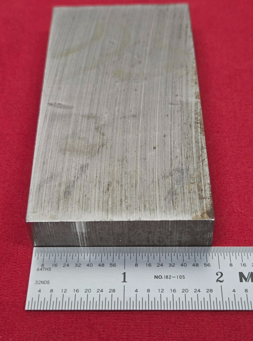 D2 Tool Steel Block Billet 3.805″ L x 1.955″ W x 0.525″ Thick, 1 Lb 1.4 Oz.