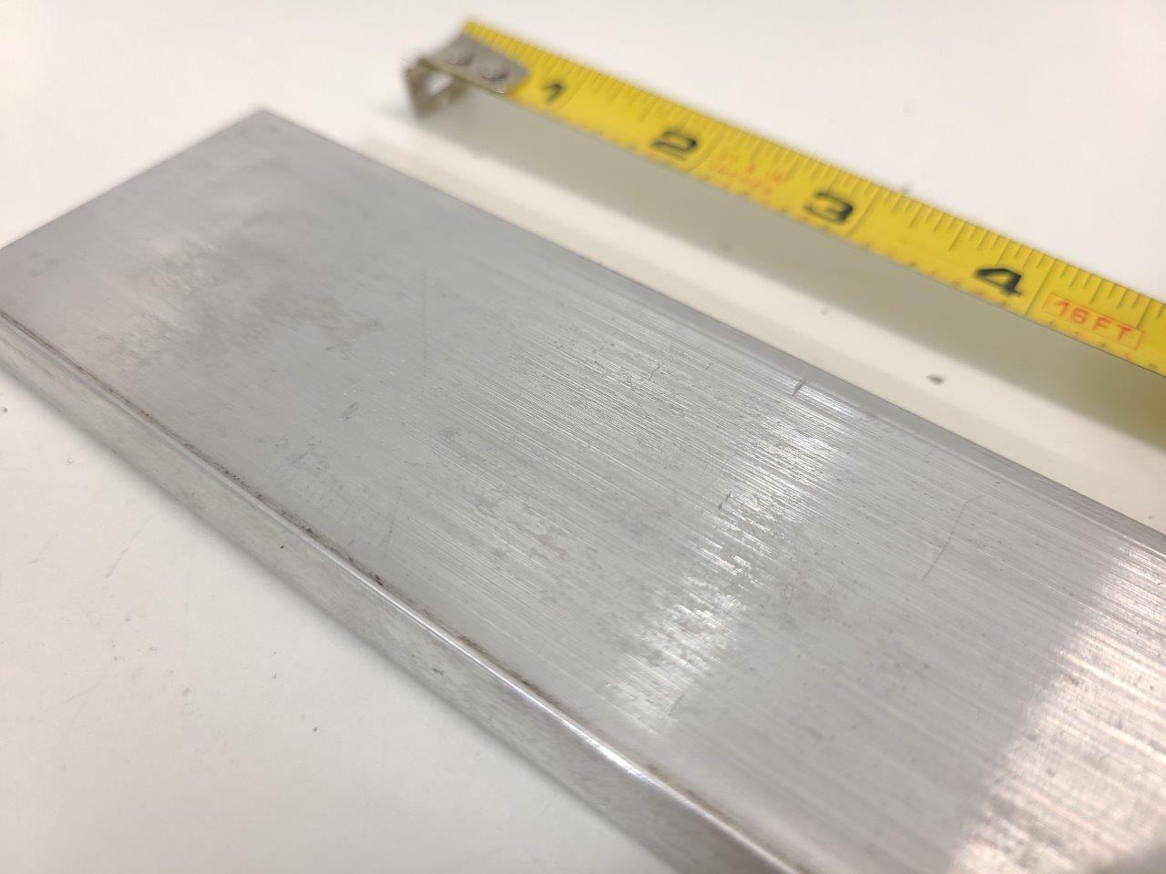6061 Aluminum Flat Bar, 1/2″ x 2″ x 10″ long, Solid Stock, Plate, Machining