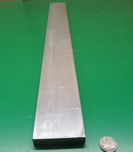 2024 T351 Aluminum Bar, 1/2″ (.500″) Thick x 2.50″ Wide x 24″ Length