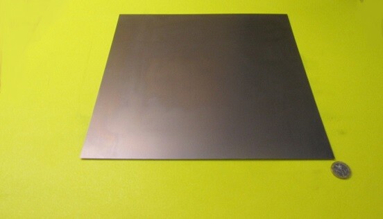 301 Stainless Steel Sheet Shim, .002″ (+/-.0002″) x 12.0″ Width x 12″ Length