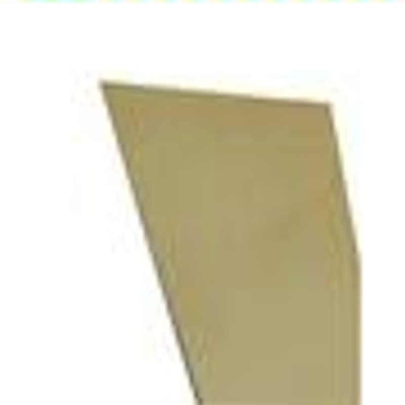 K&S 258 Brass 0.001 to 0.005 in. Thick Sheet Metal 6 x 3 in. (Pack of 6)