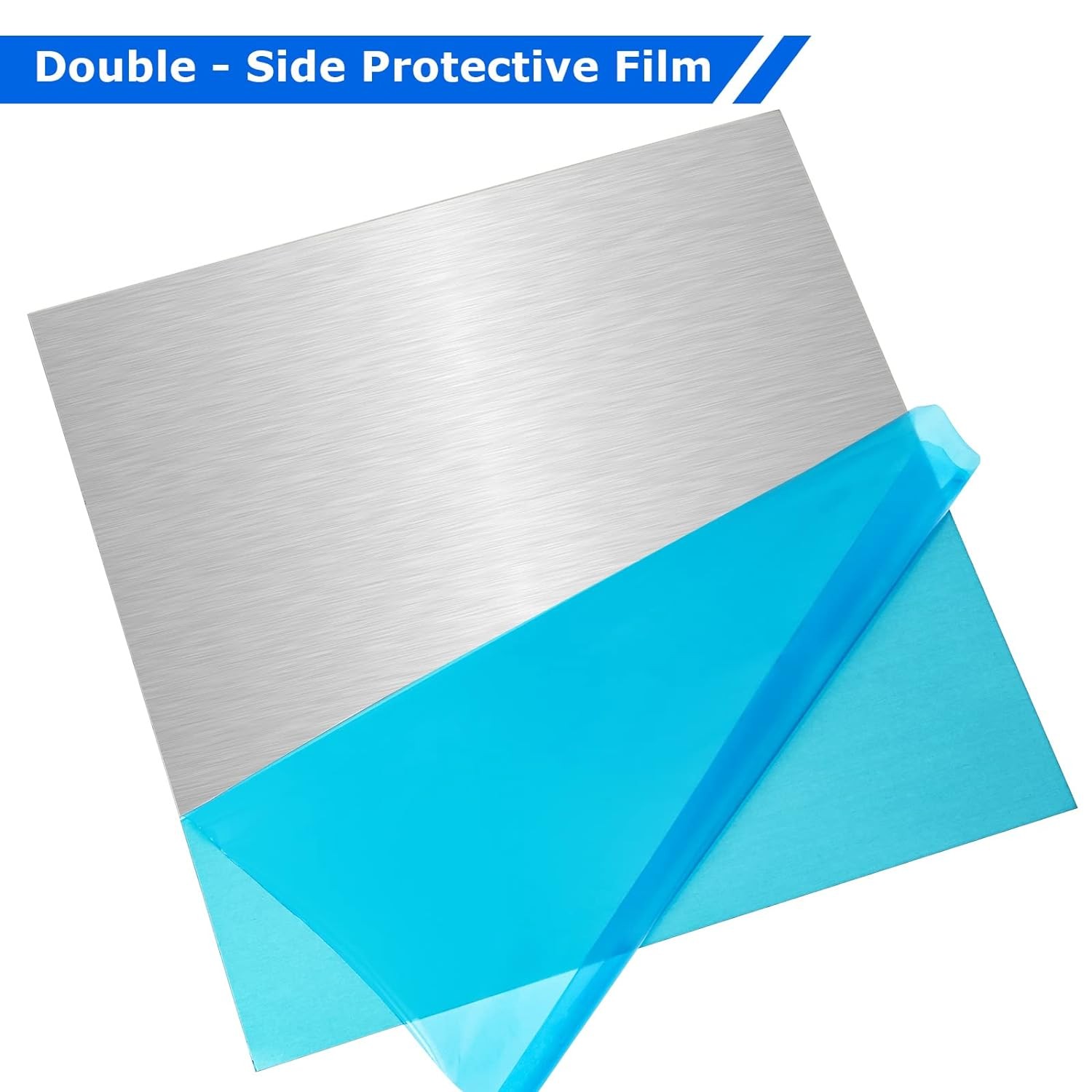 6 Pack 5052 Aluminum Sheet Metal 12 x 12 x 1/64 (0.02”) Inch Thin Flat Plain A
