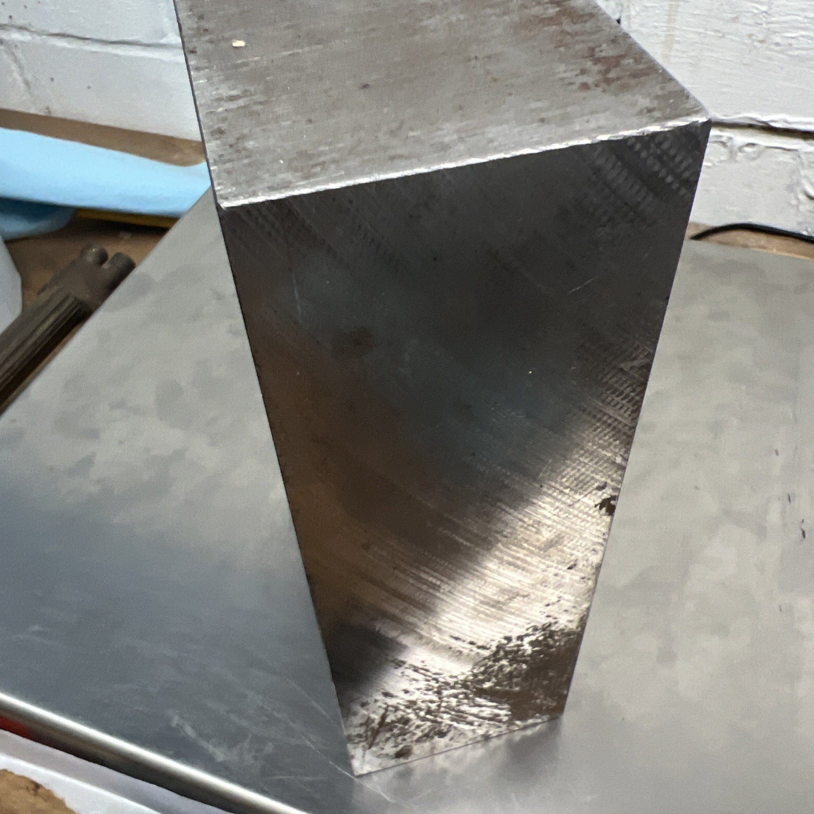 2.5 x 4 x 7.5” THICK BLOCK Steel Bar Target Plate Blacksmith Bench Hammer Plate