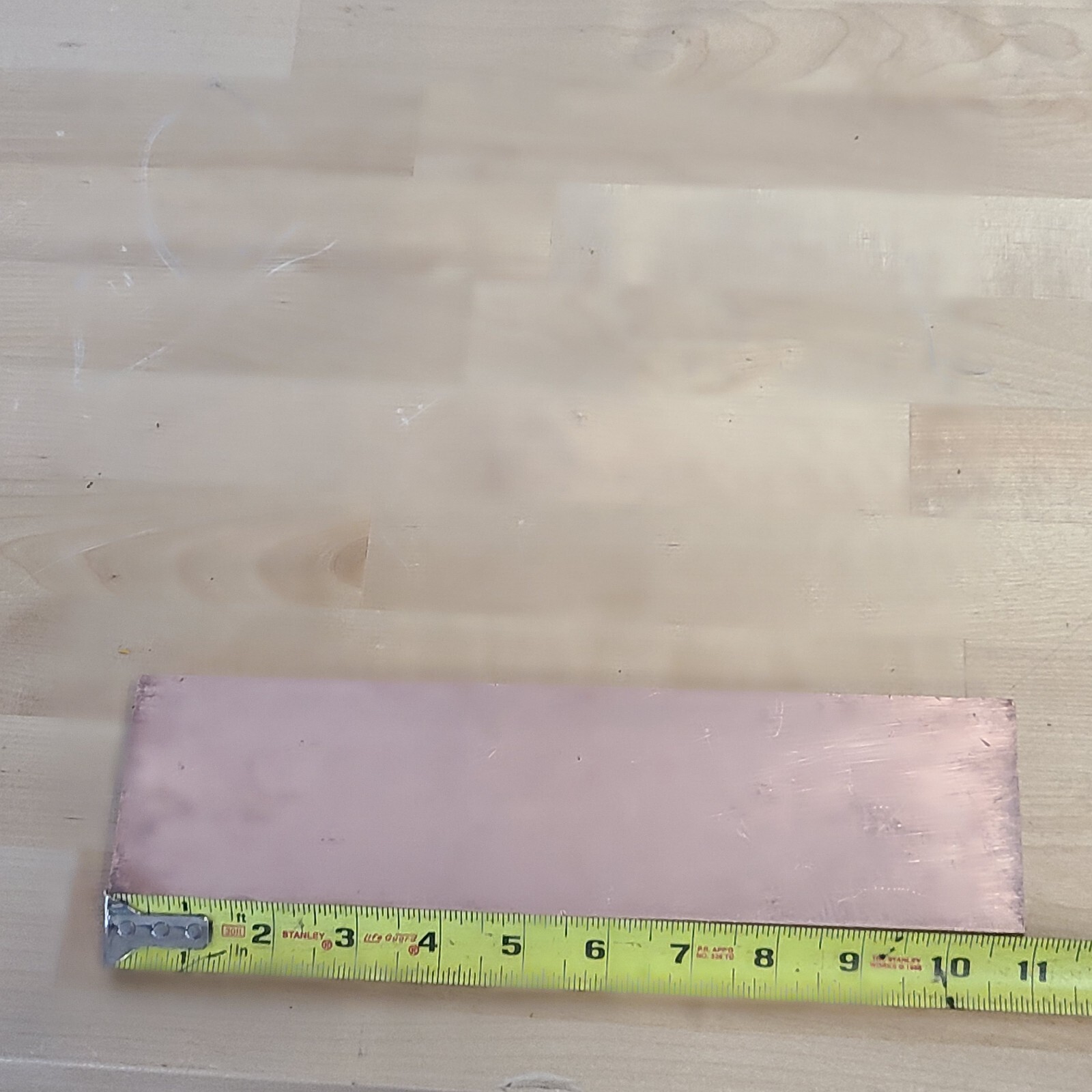 110 Copper Bar 3/4″ Thick x 3.0″ Wide x 11″ length