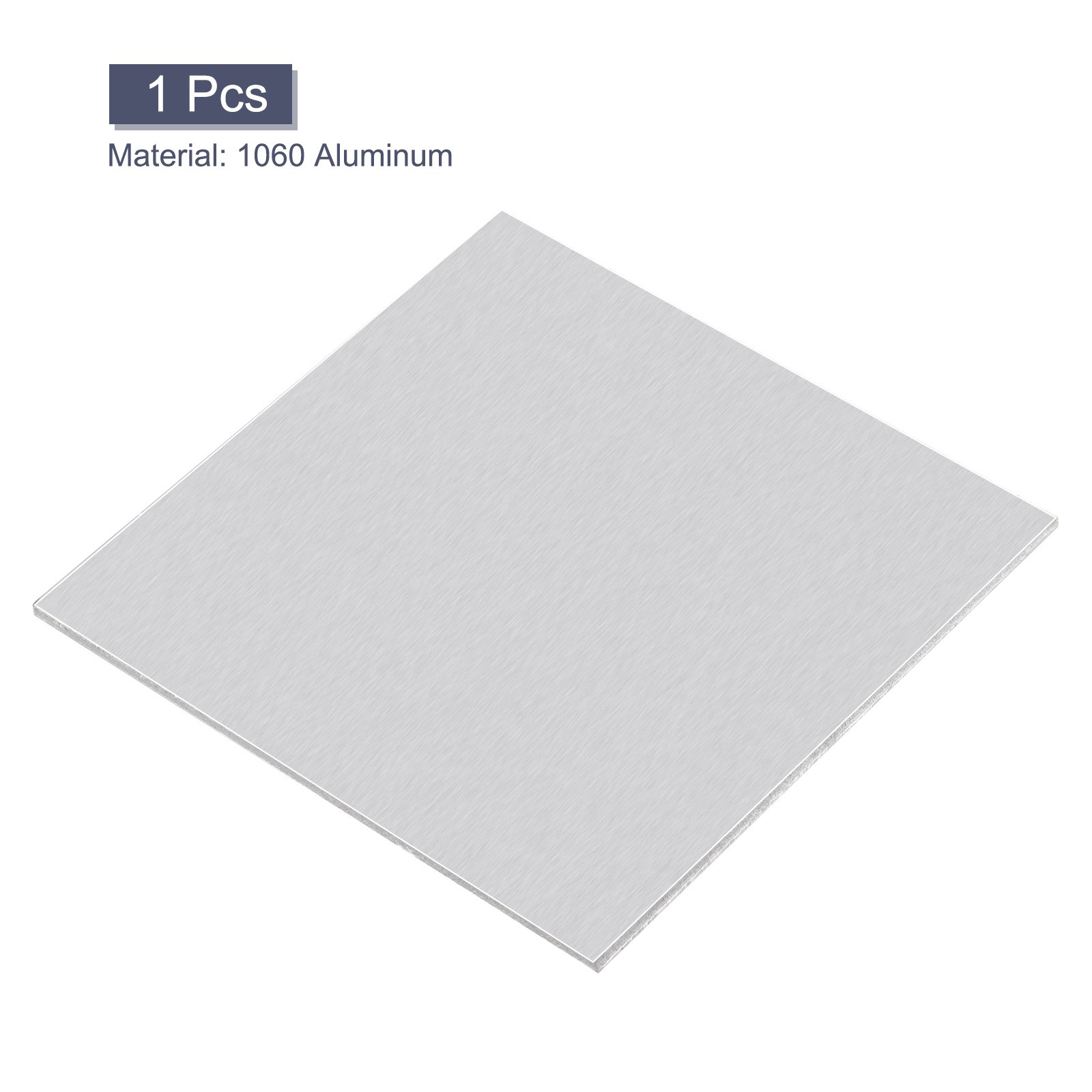100mmx100mmx3mm Rectangle 1060 Aluminum Sheet Flat Metal Plate Stock