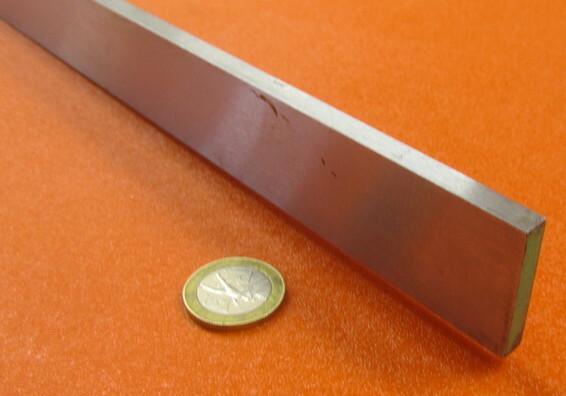 O1 Tool Steel Ground Bar 1/4″ (+/-.001″) Thick x 1 1/4″ Wide x 36″ Length