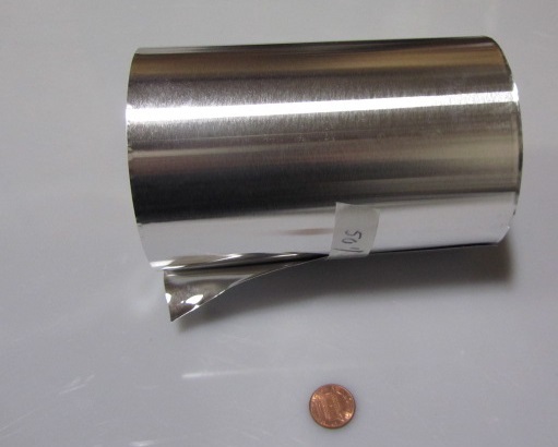 1100 Aluminum Foil (O) .005″ Thick x 6″ Wide x 50 Feet Long Roll