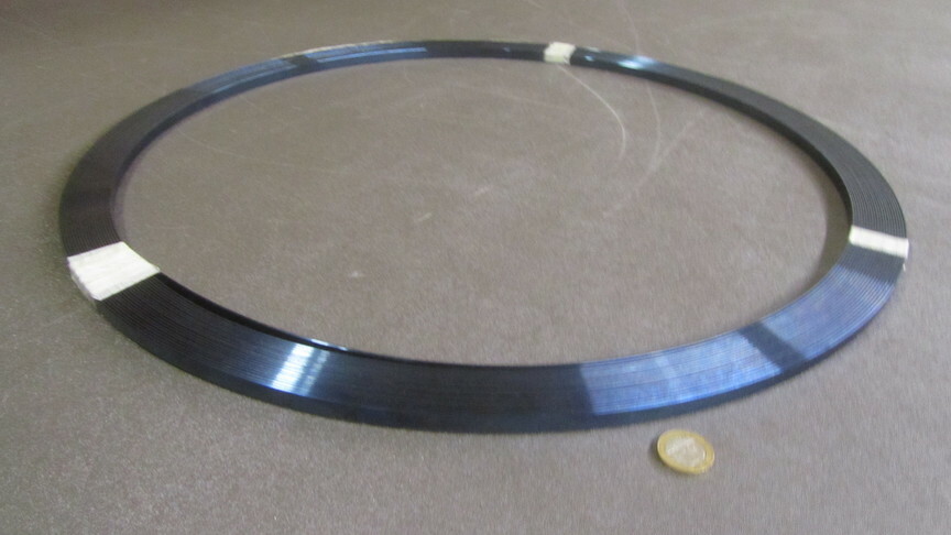 Blue Tempered Spring Steel Shim 0.062″ Thick x 0.375″ Width x 1200″ Length