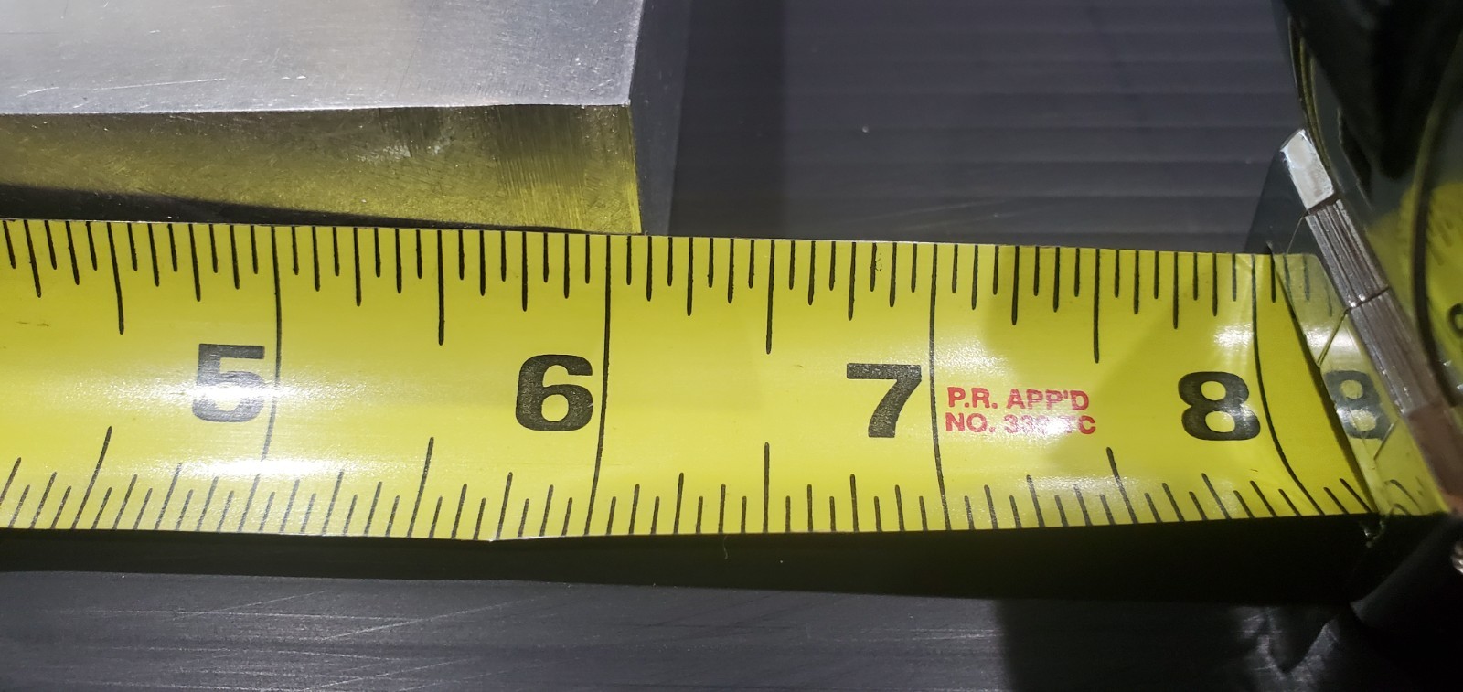 Aluminum extruded block 6×4.750×1″ thick free shipping