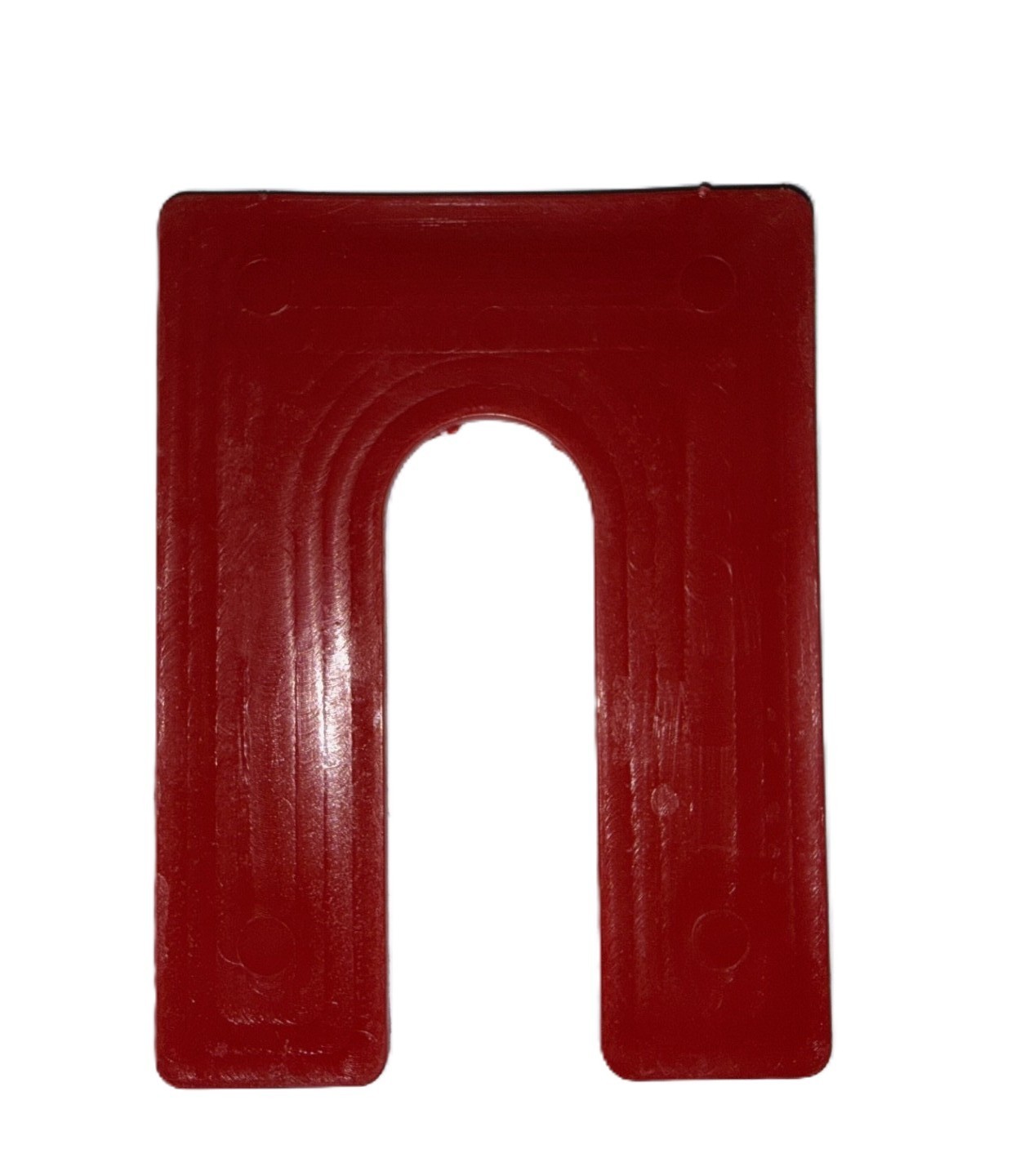 Lot of 250 Red 1/8″ x 4″ Jumbo Size Plastic Horseshoe Shims