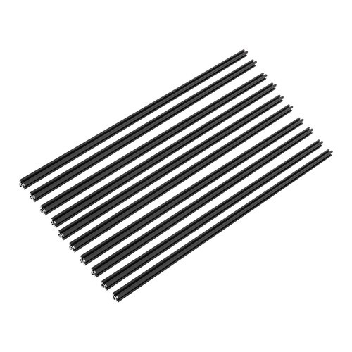 10 Pack Set 2020 Black T-Slot Aluminum Extrusion For CNC 3D Printer – 10X 1M