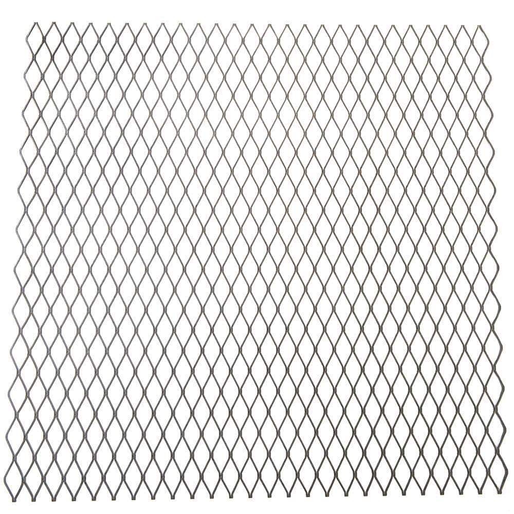 Everbilt 12×24 in. 18 Gauge Plain Steel Expanded Metal 1/2 in. O/C Spacing