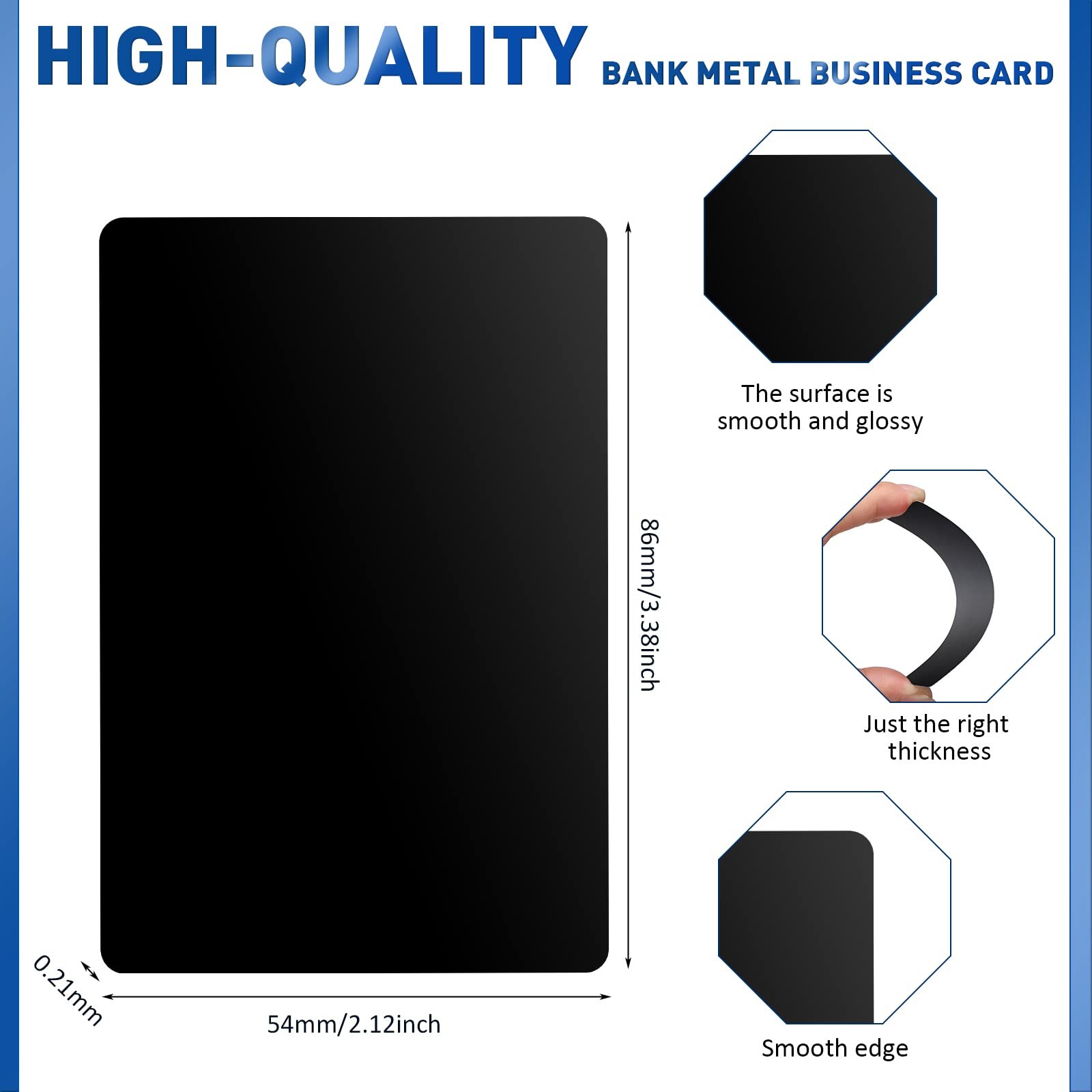 300 Pieces Metal Engraving Blanks Multipurpose Aluminum Sheet Aluminum Busine…