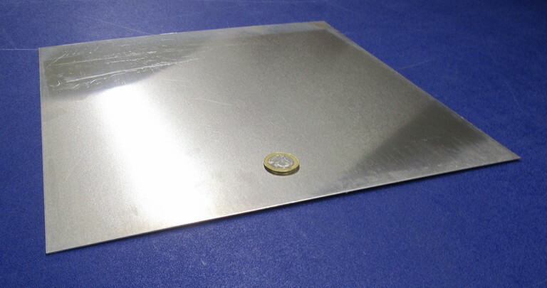 2024 Aluminum Sheet, T3, .040″ Thick x 12.0″ Width x 12.0″ Length
