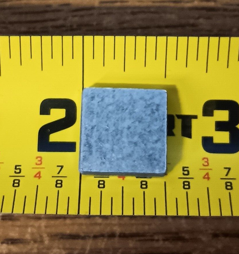 75PCS GALVANIZED STEEL 11ga .12″ x 1/2″ x 1/2″ SQ, SCRAP, WELDING, ARTS & CRAFTS