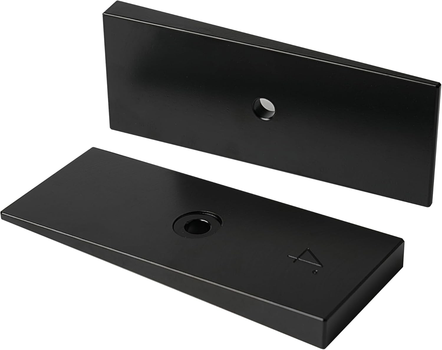 2″ Wide 4° Degree Steel Leaf Spring Degree Shims 2PCS (Black)
