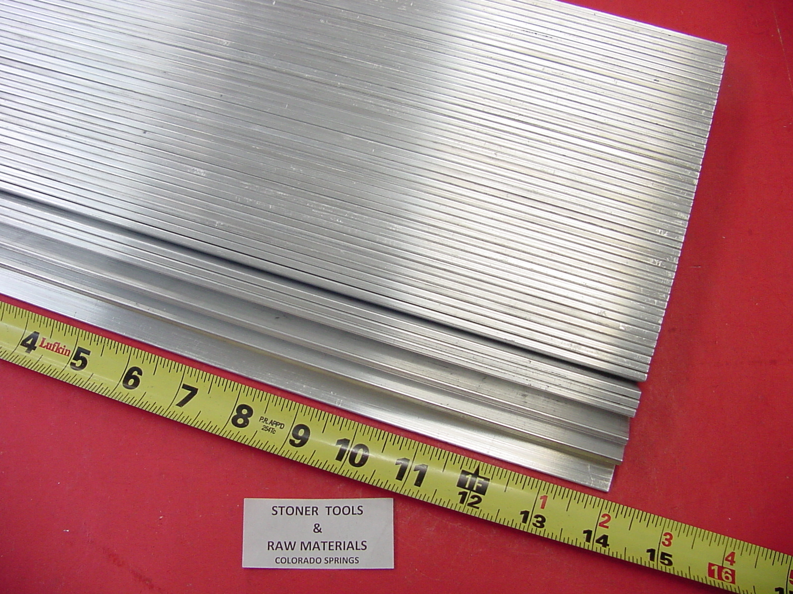 300 Pieces 1/8″ X 1/2″ ALUMINUM FLAT BAR 14″ long 6061 T6511 New Mill Stock
