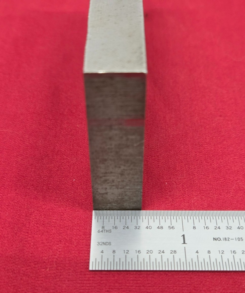 D2 Tool Steel Block Billet 3.805″ L x 1.955″ W x 0.525″ Thick, 1 Lb 1.4 Oz.
