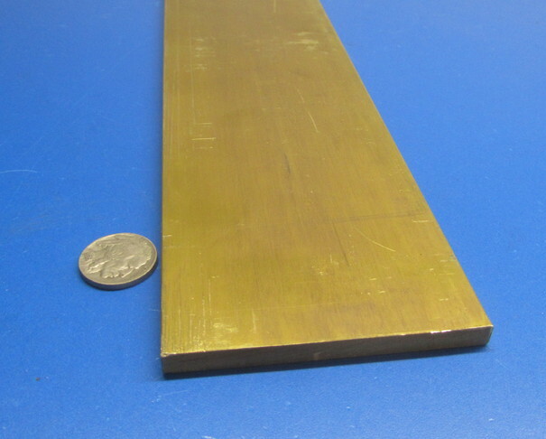 360 Brass Flat Bar 1/4″ Thick x 3.0″ Wide x 24.0″ Length